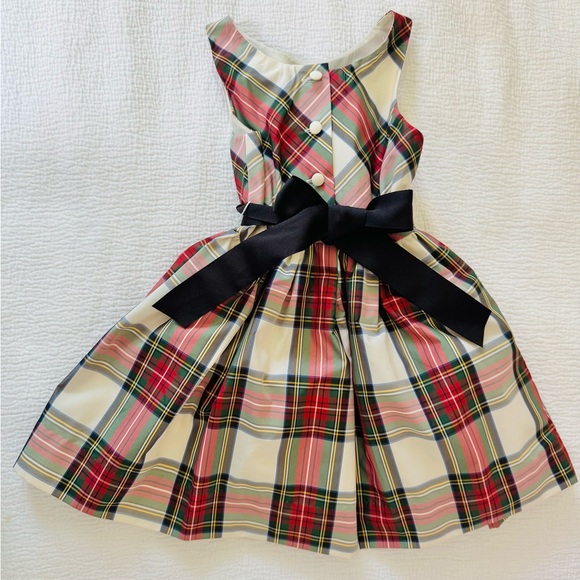 Polo Ralph Lauren Other - Polo by Ralph Lauren Plaid Dress with Black Bow